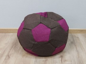 Кресло-мешок Мяч S (Savana Chocolate-Savana Berry) в Миассе - miass.ok-mebel.com | фото 1