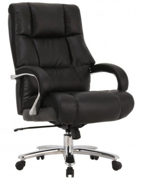 Кресло офисное BRABIX PREMIUM "Bomer HD-007" (рециклированная кожа, хром, черное) 531939 в Миассе - miass.ok-mebel.com | фото 1