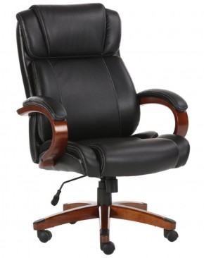 Кресло офисное BRABIX PREMIUM "Magnum EX-701" (дерево, рециклированная кожа, черное) 531827 в Миассе - miass.ok-mebel.com | фото 1