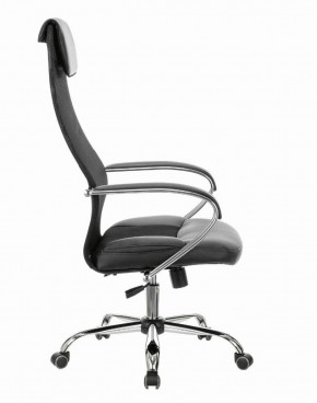 Кресло офисное BRABIX PREMIUM "Stalker EX-608 CH" (хром, ткань-сетка/кожзам, черное) 532091 в Миассе - miass.ok-mebel.com | фото 2