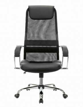 Кресло офисное BRABIX PREMIUM "Stalker EX-608 CH" (хром, ткань-сетка/кожзам, черное) 532091 в Миассе - miass.ok-mebel.com | фото 3
