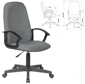 Кресло офисное BRABIX "Element EX-289", ткань, серое, 532093 в Миассе - miass.ok-mebel.com | фото 2