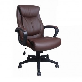 Кресло офисное BRABIX "Enter EX-511" (экокожа/коричневая) 531163 в Миассе - miass.ok-mebel.com | фото 1