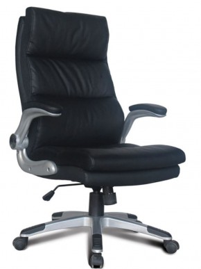 Кресло офисное BRABIX "Fregat EX-510" (рециклированная кожа, черное) 530863 в Миассе - miass.ok-mebel.com | фото
