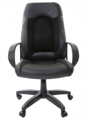 Кресло офисное BRABIX "Strike EX-525" (экокожа черная, ткань черная) 531381 в Миассе - miass.ok-mebel.com | фото 5