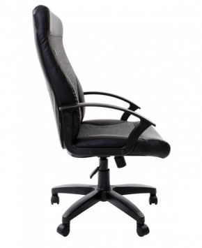 Кресло офисное BRABIX "Trust EX-535" (экокожа/черная/ткань серая) 531383 в Миассе - miass.ok-mebel.com | фото 4
