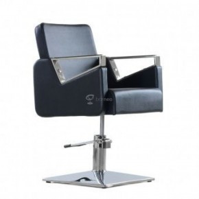 Кресло парикмахерское Barneo 6300V5 черное в Миассе - miass.ok-mebel.com | фото
