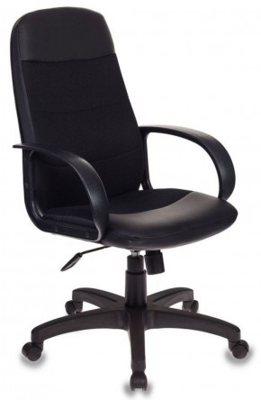 Кресло руководителя Бюрократ CH-808AXSN/LBL+TW-11 черный в Миассе - miass.ok-mebel.com | фото 1