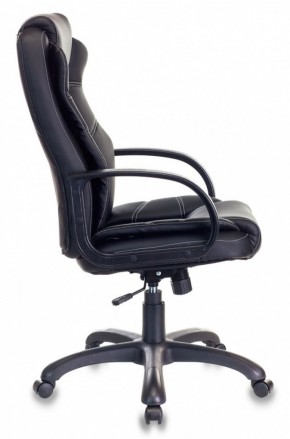 Кресло руководителя Бюрократ CH-839/BLACK черный Пегас в Миассе - miass.ok-mebel.com | фото 3