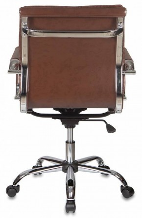 Кресло руководителя Бюрократ CH-993-LOW/BROWN коричневый в Миассе - miass.ok-mebel.com | фото 4