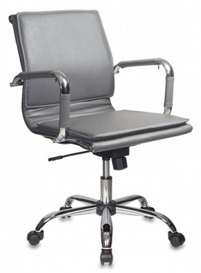 Кресло руководителя Бюрократ CH-993-LOW/GREY серый в Миассе - miass.ok-mebel.com | фото