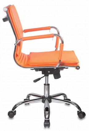 Кресло руководителя Бюрократ CH-993-LOW/ORANGE оранжевый в Миассе - miass.ok-mebel.com | фото 2