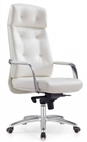 Кресло руководителя Бюрократ _DAO/WHITE белый в Миассе - miass.ok-mebel.com | фото