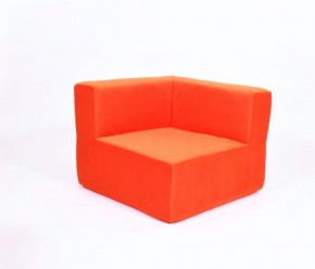 Кресло-угловое-модуль бескаркасное Тетрис 30 (Оранжевый) в Миассе - miass.ok-mebel.com | фото