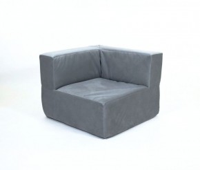 Кресло-угловое-модуль бескаркасное Тетрис 30 (Серый) в Миассе - miass.ok-mebel.com | фото