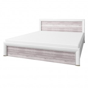 Кровать 140 с подъемником, OLIVIA, цвет вудлайн крем/дуб анкона в Миассе - miass.ok-mebel.com | фото 3