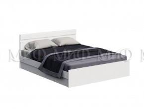 НЭНСИ NEW Кровать 1,4 м (Белый глянец холодный/Белый) в Миассе - miass.ok-mebel.com | фото