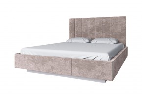 Кровать 160М с подъемником, OLIVIA,цвет вудлайн крем/дуб анкона в Миассе - miass.ok-mebel.com | фото
