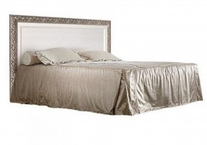 Кровать 2-х спальная (1,4 м) Тиффани штрих-лак/серебро (ТФКР140-1) в Миассе - miass.ok-mebel.com | фото