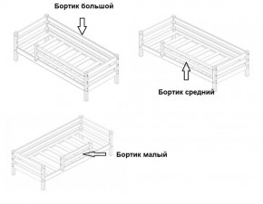 Кровать 2-х ярусная Сонечка с бортиками (лестница наклонная) в Миассе - miass.ok-mebel.com | фото 4