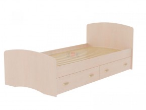 Кровать-6 одинарная с 2-мя ящиками (800*2000) в Миассе - miass.ok-mebel.com | фото 4