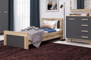 Кровать 900 Вега Скандинавия в Миассе - miass.ok-mebel.com | фото 1