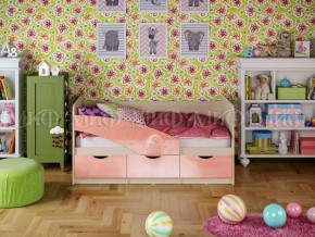 Кровать Бабочки (Розовый металлик) 1600 в Миассе - miass.ok-mebel.com | фото