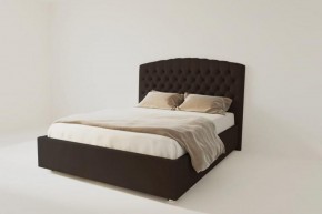 Кровать Берлин без основания 1800 (экокожа коричневая) в Миассе - miass.ok-mebel.com | фото