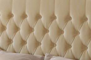 Кровать Берлин с ПМ 2000 (экокожа бежевая) в Миассе - miass.ok-mebel.com | фото 3