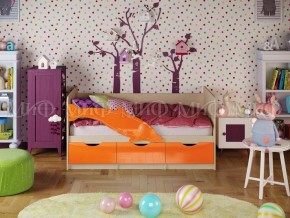 ДЕЛЬФИН-1 Кровать 1600 (Оранжевый металлик) в Миассе - miass.ok-mebel.com | фото