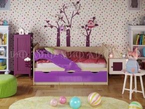 ДЕЛЬФИН-1 Кровать 1800 (Фиолетовый металлик) в Миассе - miass.ok-mebel.com | фото