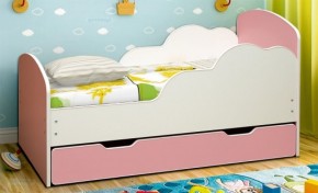 Кровать детская Облака №1 (700*1400) ЛДСП в Миассе - miass.ok-mebel.com | фото