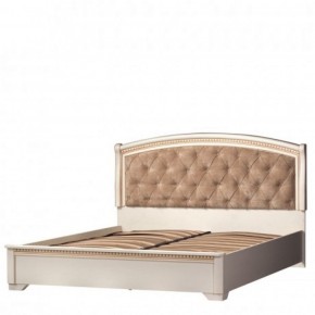 Кровать двойная №815 Парма кремовый белый (1800) в Миассе - miass.ok-mebel.com | фото