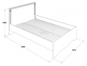 Кровать двойная Ольга 1Н + 2-а ящика (1600*2000) в Миассе - miass.ok-mebel.com | фото 2