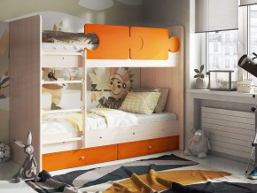 Кровать двухъярусная "Тетрис" (щиты) с бортиками + ящики в Миассе - miass.ok-mebel.com | фото 5