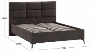 Кровать двуспальная Делана с ПМ Тип 1 в Миассе - miass.ok-mebel.com | фото 4