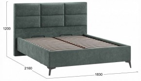 Кровать двуспальная Делана с ПМ Тип 1 в Миассе - miass.ok-mebel.com | фото 4