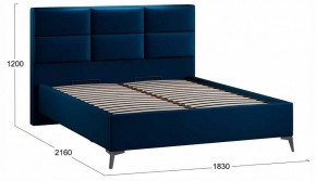 Кровать двуспальная Делана с ПМ Тип 1 в Миассе - miass.ok-mebel.com | фото 4