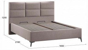 Кровать двуспальная Делана с ПМ Тип 1 в Миассе - miass.ok-mebel.com | фото 4