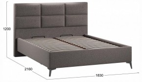 Кровать двуспальная Делана с ПМ Тип 1 в Миассе - miass.ok-mebel.com | фото 4