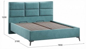 Кровать двуспальная Делана с ПМ Тип 1 в Миассе - miass.ok-mebel.com | фото 4