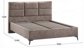 Кровать двуспальная Делана с ПМ Тип 1 в Миассе - miass.ok-mebel.com | фото 4