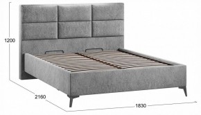 Кровать двуспальная Делана с ПМ Тип 1 в Миассе - miass.ok-mebel.com | фото 4