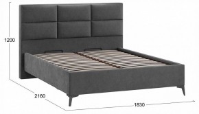 Кровать двуспальная Делана с ПМ Тип 1 в Миассе - miass.ok-mebel.com | фото 4