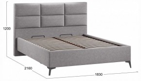 Кровать двуспальная Делана с ПМ Тип 1 в Миассе - miass.ok-mebel.com | фото 4