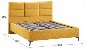 Кровать двуспальная Делана с ПМ Тип 1 в Миассе - miass.ok-mebel.com | фото 4