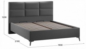 Кровать двуспальная Делана с ПМ Тип 1 в Миассе - miass.ok-mebel.com | фото 4