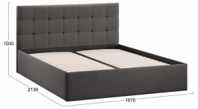 Кровать двуспальная Джоли с ПМ Тип 1 в Миассе - miass.ok-mebel.com | фото 4