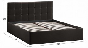 Кровать двуспальная Джоли с ПМ Тип 1 в Миассе - miass.ok-mebel.com | фото 4