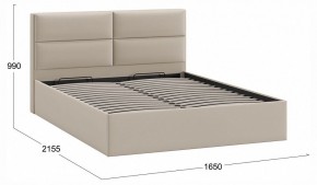 Кровать двуспальная Глосс с ПМ Тип 1 в Миассе - miass.ok-mebel.com | фото 4